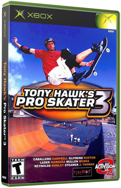 Tony Hawk's Pro Skater 3 (USA)3D boxes